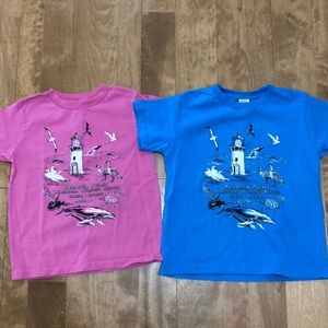 Set of 2 Kauai Hawaii T-shirt’s  Kilauea point